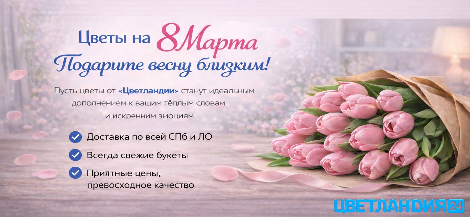 купить цветы в спб